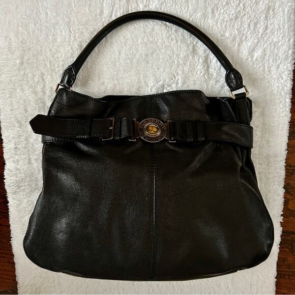 Elegant Black Leather Women's Bag - Picture 7 of 17